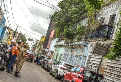 Operacao centro historico desabamento