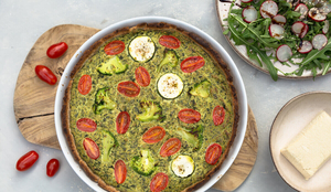 Quiche de tofu com brócolis (Imagem: MagdaZarebska | Shutterstock)