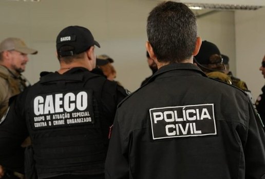 Gaeco e Polícia Civil participam das ações.