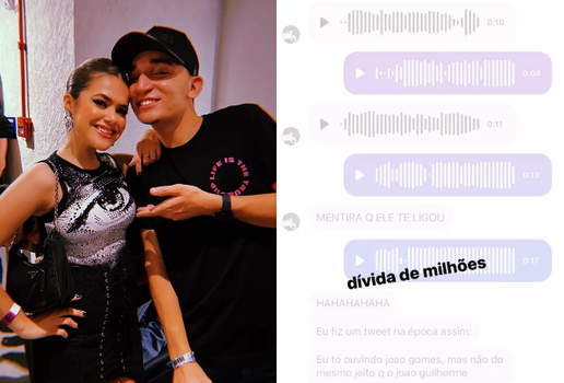 João Gomes promete música para Maisa em áudio: "Dívida de milhões"