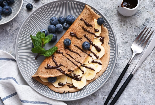 Panqueca de banana (Imagem: zefirchik06 | Shutterstock)