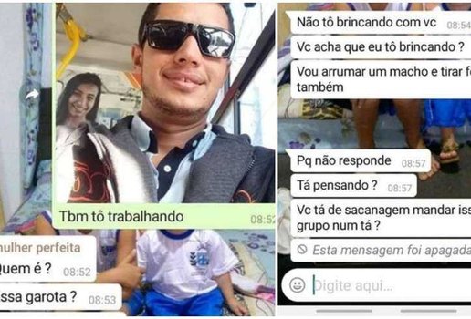 Mulher flagra namorado com outra no onibus e se surpreende com revelacao