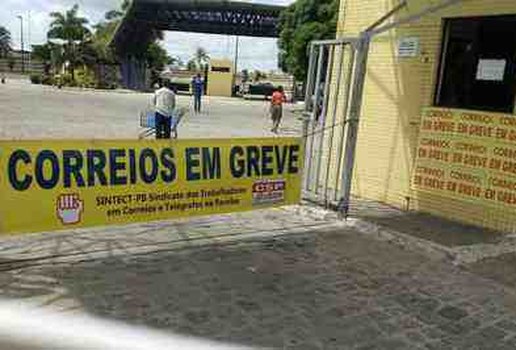 Correios greve PB