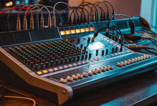 A photograph of a professional audio mix Ms2xm YO8 R8e3 Srb N Go YK Mw T Gxn6 Z1u R5q INU Nx5 Blg2g