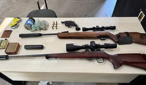 Apreensao espingardas