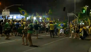 Manifestacao de apoio a bolsonaro