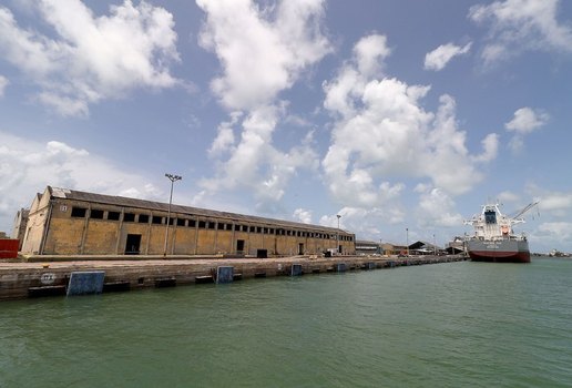 Porto de Cabedelo, na Paraíba