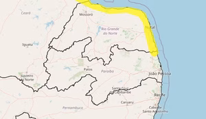 Alerta de chuvas litoral