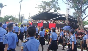 Desfile cívico-militar reuniu 4,5 mil pessoas na capital