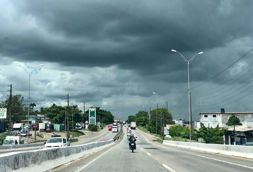 Paraíba tem 115 cidades em alertas amarelos de perigo potencial de chuvas intensa