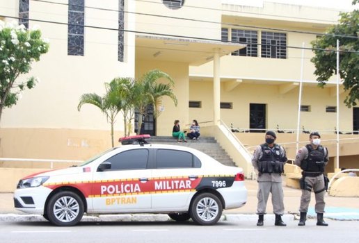 Polícia Militar da Paraíba, em João Pessoa.