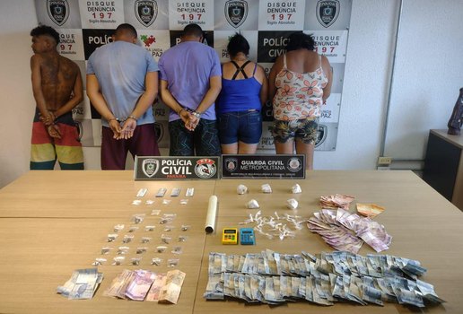 Operação prende grupo por tráfico de drogas no Centro de João Pessoa