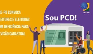 TRE-PB convoca eleitores com deficiência para Revisão Cadastral