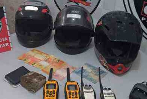 Operacao Cidade Segura apreende radios comunicadores que eram usados por traficantes de drogas em Rio Tinto