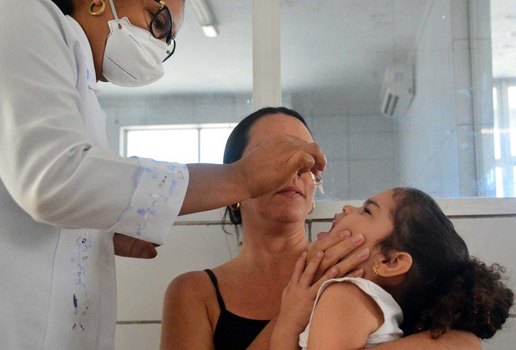 Vacina contra a Poliomielite é para crianças menores de cinco anos