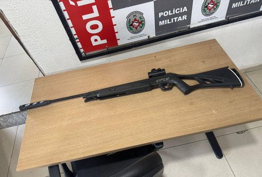 Carabina apreensao