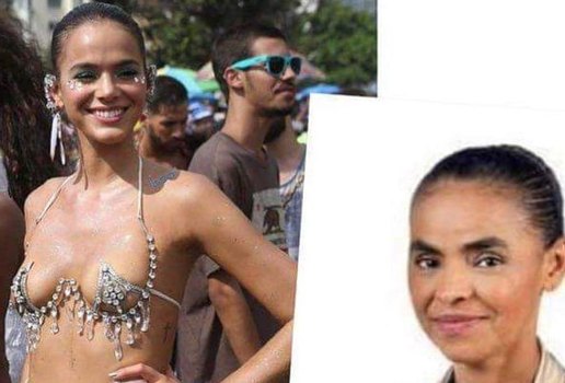 Bruna marquezine fantasia marina silva