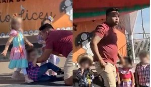 Homem agride crianca df