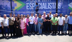 SES integra lancamento da Carreta Agora Tem Especialistas e fortalece parceria com Ministerio da Saude no cuidado com paraibanas