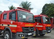 Equipes do Corpo de Bombeiros foram acionadas