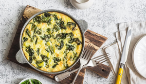 Torta de espinafre e queijo cottage (Imagem: Kiian Oksana | Shutterstock)