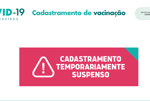 Aplicação de doses da vacina em Campina Grande estão suspensas