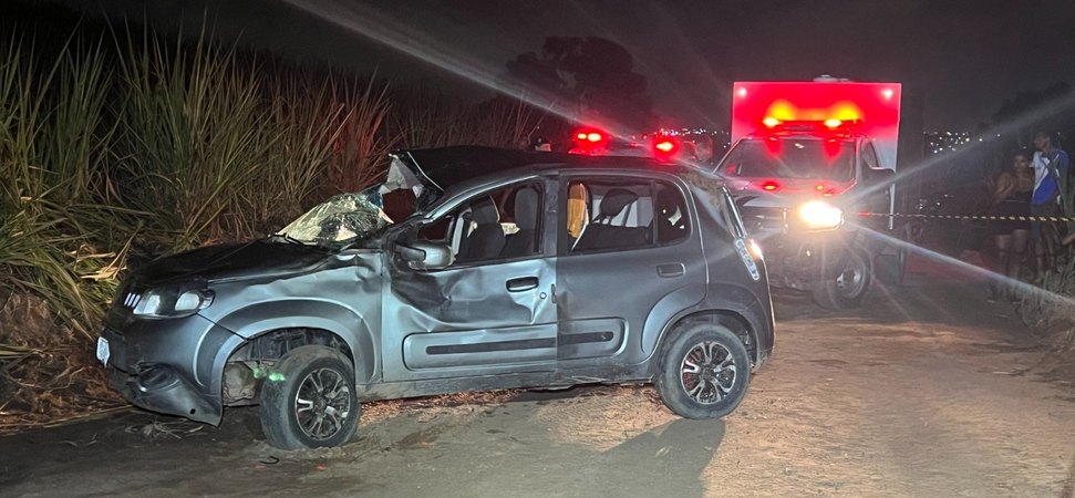 Acidente aconteceu em Bebelândia, na zona rural de Santa Rita