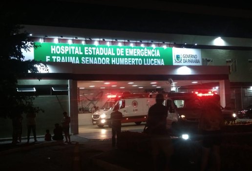 Vítima foi encaminhada ao Hospital de Emergência e Trauma de João Pessoa